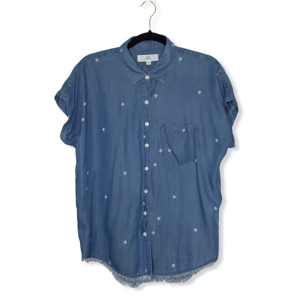 Thread+Supply-Chambray Button down Shirt-NWOT-Med